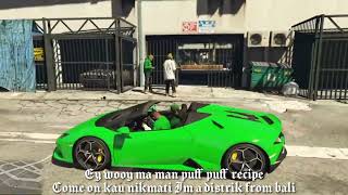 SOUTH DISTRICT TRIANGLE  Ale rappdinata x Puff puff Recipe GTA V VEDIO VISUAL LIRIK [upl. by Alurd260]