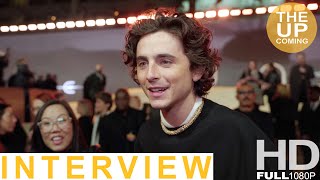 Timothée Chalamet interview on Dune Part 2 at London premiere [upl. by Llered]