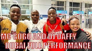 MC Gogo and Dj Daffy gives a kingly experience show in dubai  Biggest crowd in Dubai night history [upl. by Nitsirhc71]