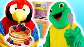 Breakfast Song  Nursery Rhymes amp Kids Songs with Alex and Kirill [upl. by Kerad]