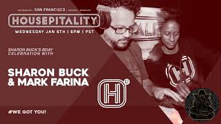 Mark Farina  Housepitality SF Sharon Bucks BDay January 6 2021 [upl. by Pippo]