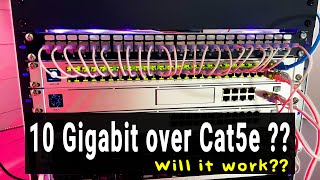 Will 10 Gigabit work with Cat5e  10Gbe HomeLab Network Upgrade [upl. by Leehar159]