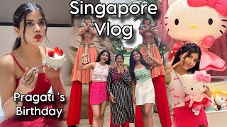 PragatiVermaa Birthday Celebration in Singapore 🎂 [upl. by Nelyak248]