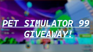 🔥PET SIMULATOR 99 UPDATE 7 LIVE GIVEAWAY DROP YOUR USERNAME🔥 [upl. by Ase]