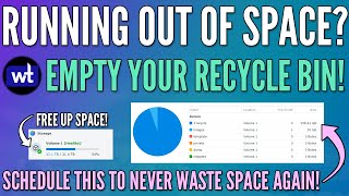 How to Empty the Recycle Bin On a Synology NAS  TUTORIAL [upl. by Zosema]