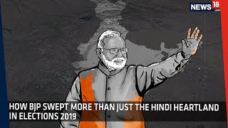 Mapping BJPs Campaign  How PM Modi Canvassed For Votes In Elections 2019 [upl. by Culosio728]