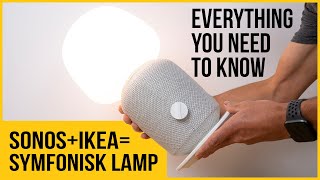 Ikea Sonos Symfonisk review  Wireless speaker lamp  Sound test  Setup inc smart lighting [upl. by Millicent]