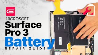 Microsoft Surface Pro 3 1631 Battery Replacement [upl. by Aciret]