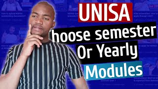 How to choose Modules at UNISA [upl. by Nilam657]