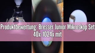 Produktbewertung Bresser Junior Mikroskop Set 40x1024x mit USB Kamera und heller LEDBeleuchtung f [upl. by Fagaly]