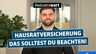 Hausratversicherung – einfach und verständlich erklärt [upl. by Bearnard]