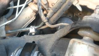 1995 Nissan Pickup Starter Replacement [upl. by Ennayhs]