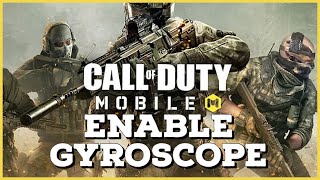 How to Enable Gyroscope in Call of Duty Mobile 2023 [upl. by Yren]