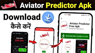 Aviator Predictor App Download Kaise Kare   Aviator Game Hack Mod Apk  Download Aviator Predictor [upl. by Anana]