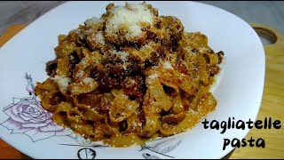 tagliatelle pasta recipe [upl. by Odraboel]