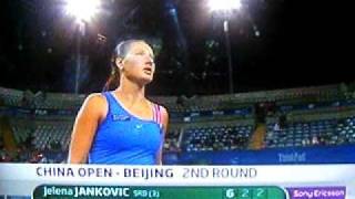 Jankovic Jelena Jovanovski Bojana WTA China Open 64 26 26 [upl. by Caasi367]