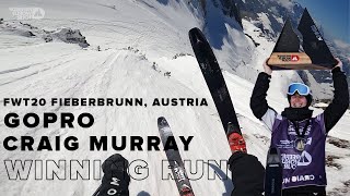 FWT20 Fieberbrunn Austria  Craig Murray GoPro Winning Run [upl. by Dam15]