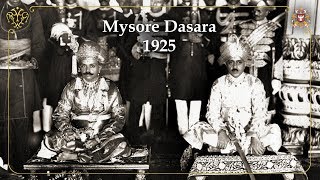 Royal Mysore Dasara 1925 CE [upl. by Farrington724]