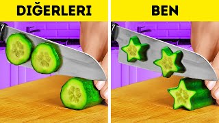 Tatmin Edici Soy ve Kes 🍋🥒 Çılgın Şekiller ve Havalı Hileler [upl. by Lydia]