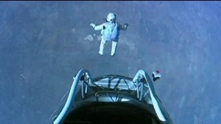 Baumgartner e quel passo nel vuoto da 39 mila metri [upl. by Yrelbmik461]