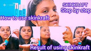 How to use skinKraft products step by stepResult of using SkinKraftOfficial viralvedio like ❤ [upl. by Swithin]