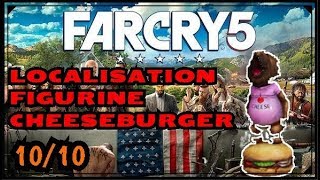 Far Cry 5 EMPLACEMENT FIGURINE CHEESEBURGER 1010 [upl. by Olney]