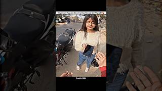 Rapido On Super Bike Cute girl Reaction🥰shorts bike rider cutegirl reaction rapido superbike [upl. by Berman157]