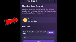 Monetize Your Creativity  Tapswap Code [upl. by Godard]