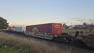 5PM5 PN Linfox Express to Melbourne 1725 28724 Stawell VIC [upl. by Ulund]