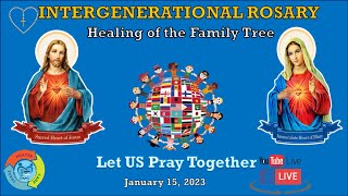 Intergenerational Healing of the Family Tree Rosary  January 22 2024 [upl. by Llerehc]