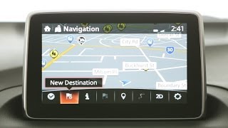 How To use Satellite Navigation MZD Connect [upl. by Imik]