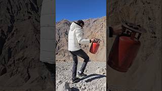 Gas cylinder leak hogya ladakh mountains pai vlog bluebox [upl. by Jeth]