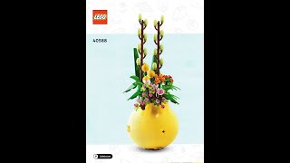 Lego 40588 Flowerpot Instructions [upl. by Ednargel]