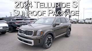 New 2024 Dark Moss 2024 Kia Telluride S w Sunroof Package at Parkside Kia [upl. by Donelle872]