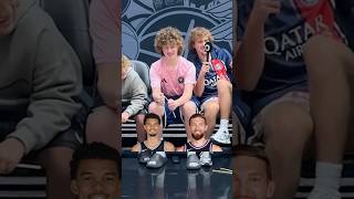 Niles had ‘em worried for a sec 😅 shorts basketball nba highlights wemby nelson funny [upl. by Elexa951]