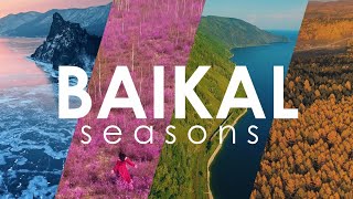 Best of Baikal Lake 4 seasons Aerial cinematic  Времена года Байкал с высоты птичьего полета [upl. by Firman]