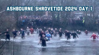 Ashbourne Shrovetide football 2024 raw footage  Day 1  13th February [upl. by Peonir397]