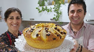 Ciambellone alla ricotta con mele e uvetta  Ricetta [upl. by Alvin]