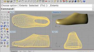 Model the sole of a shoe Part 1 [upl. by Andee]