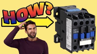 What is a Contactor  How To Use a Contactor  How To Wiring a Power Contactor [upl. by Yardna533]