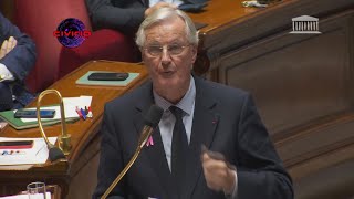 Michel Barnier en roue libre craque règlement de compte à lassemblée [upl. by Ecneps]