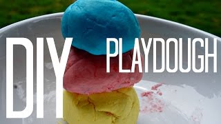 How to Make Playdough  2 Ingredients No Cooking [upl. by Maryn]