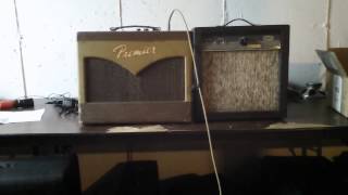 Mutivox Amps 1962 Premier Twin 8 vs 1964 Marvel [upl. by Raffaj]