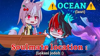 Everyone can see their soulmate location  Gacha Club  Gacha [upl. by Ecirtaemed]