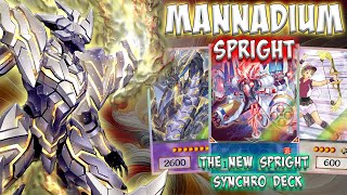 MANNADIUM SPRIGHT The NEW Premier Spright Synchro Deck YuGiOh Master Duel [upl. by Sitoel]