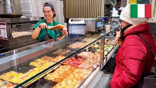 PIZZA By Slice In ROME  Amazing Italian Street Food [upl. by Kania42]