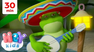 The frog dance 🐸  Froggy Songs for Kids  HeyKids Nursery Rhymes [upl. by Aloysius600]