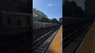 Hempstead Bound M7 LIRR train bypassing Kew Gardens [upl. by Florina]