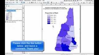 How to Add and Format a Legend on a Map Using ArcMap ArcGIS [upl. by Nylorahs]