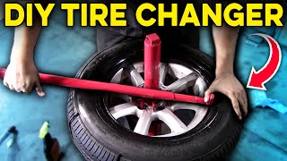 How to Use a Manual Tire Changer  Harbor Freight [upl. by Legyn]